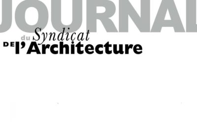 N°24 Journal du Syndicat de l’Architecture