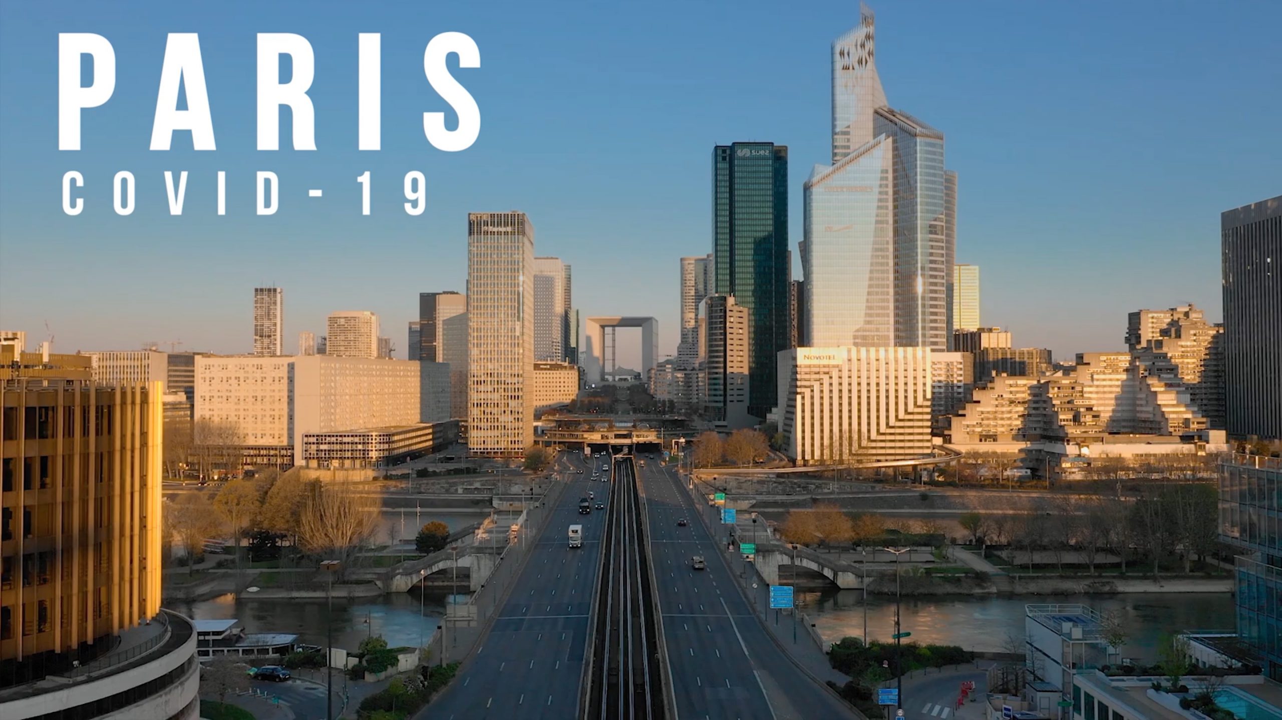 Paris Covid-19 par Drone Press